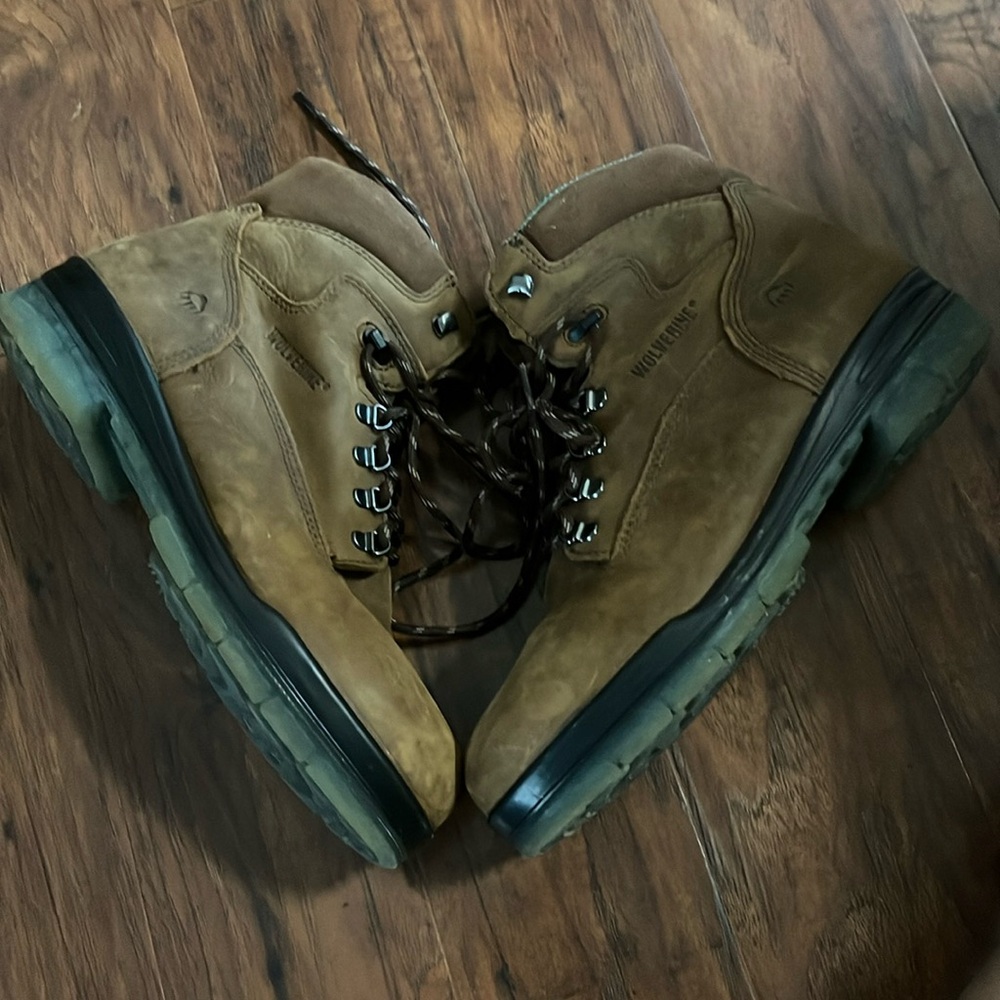 Wolverine steel-toe leather boots - Picture 2 of 4